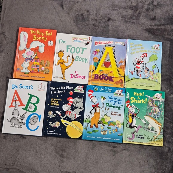 Lot of 8 Dr. Seuss & Berenstain Bears Beginner Books Childrens Learning - Picture 1 of 7